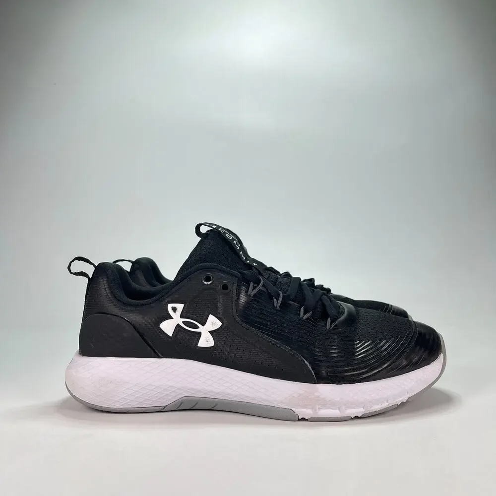 Under Armour Charged Commit TR 3 Black Training Shoes 3023703-001 Men's Size 9